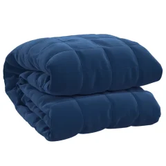 vidaXL Obtežena odeja modra 150x200 cm 7 kg blago