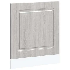 vidaXL Plošča za pomivalni stroj Kalmar siva sonoma 60x1,5x67 cm