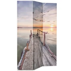 Zložljiv Paravan - Sobne pregrade 120x170 cm jezero