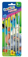 Komplet šolskih čopičev Bambino - 6 delni set